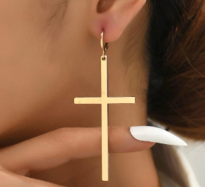 Cross earrings