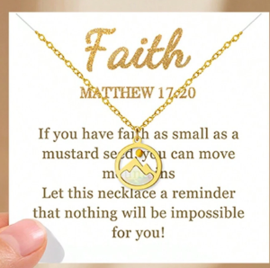 Mustard seed necklace